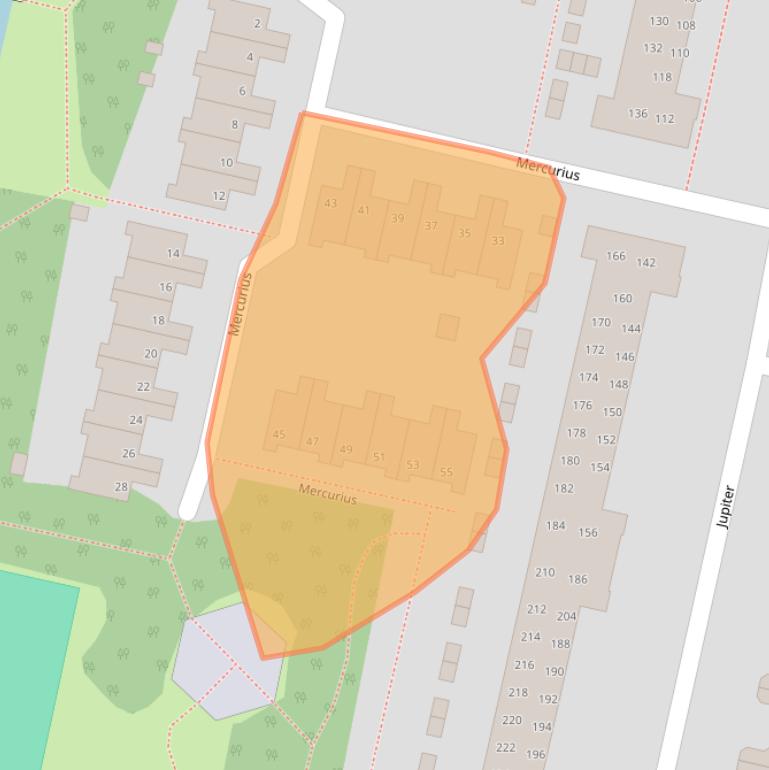 Kaart van postcodegebied 1188GB.