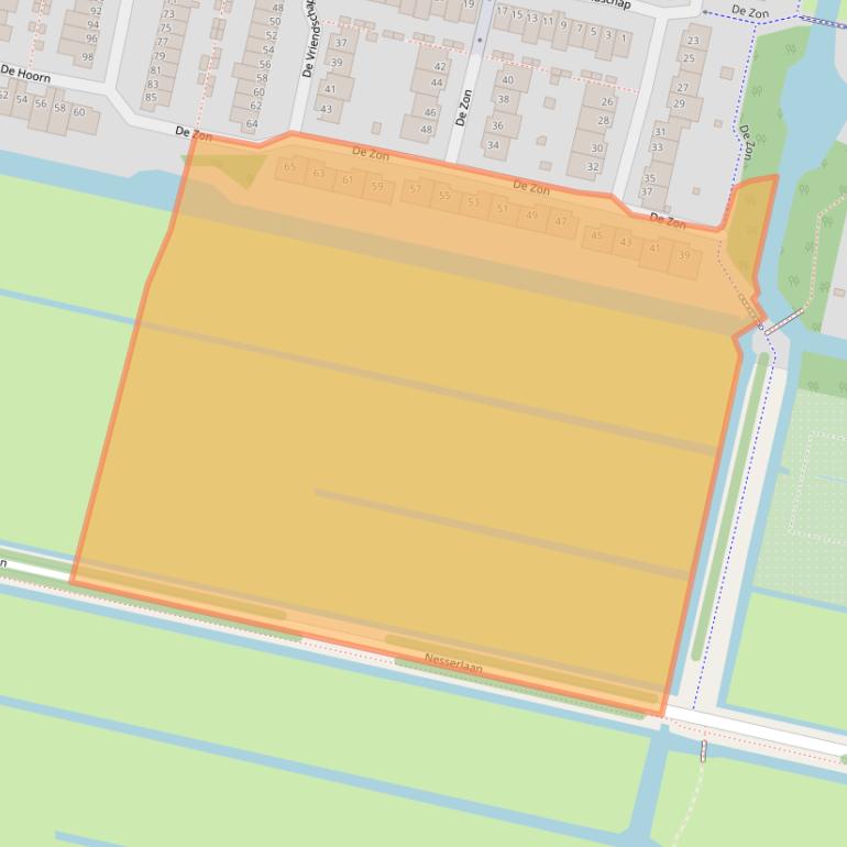 Kaart van postcodegebied 1188GG.