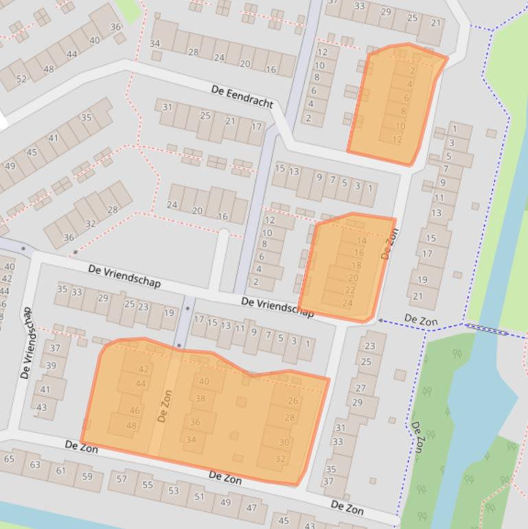Kaart van postcodegebied 1188GH.
