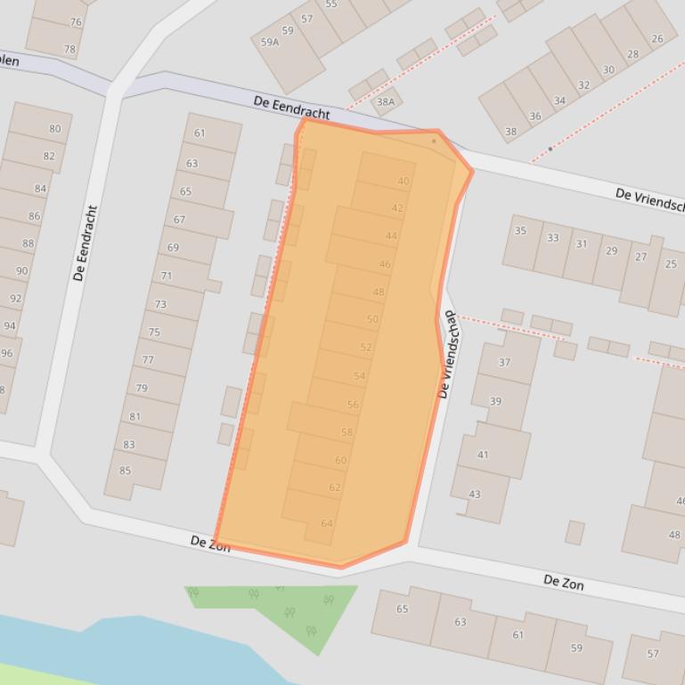 Kaart van postcodegebied 1188GL.