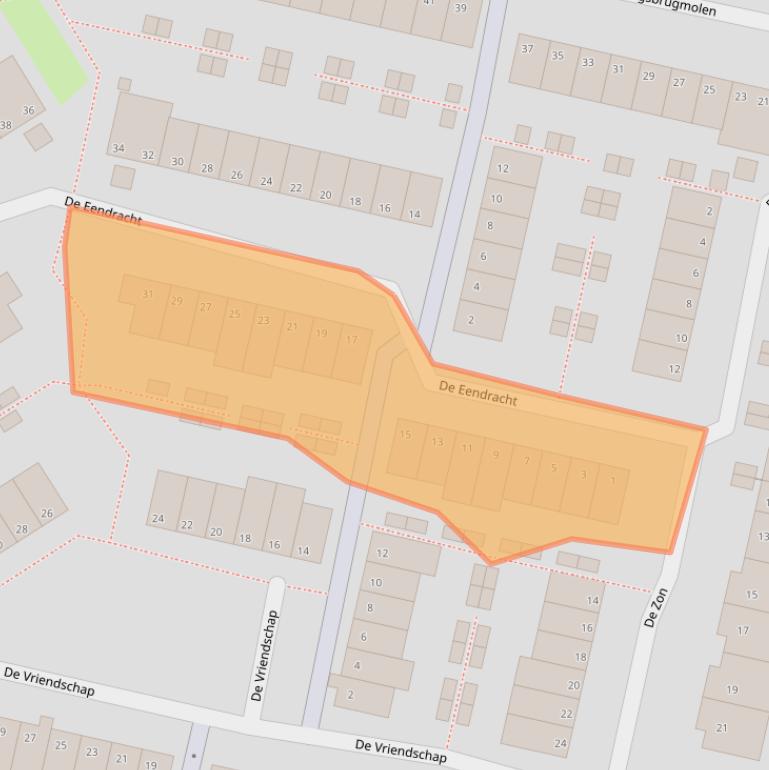 Kaart van postcodegebied 1188GN.