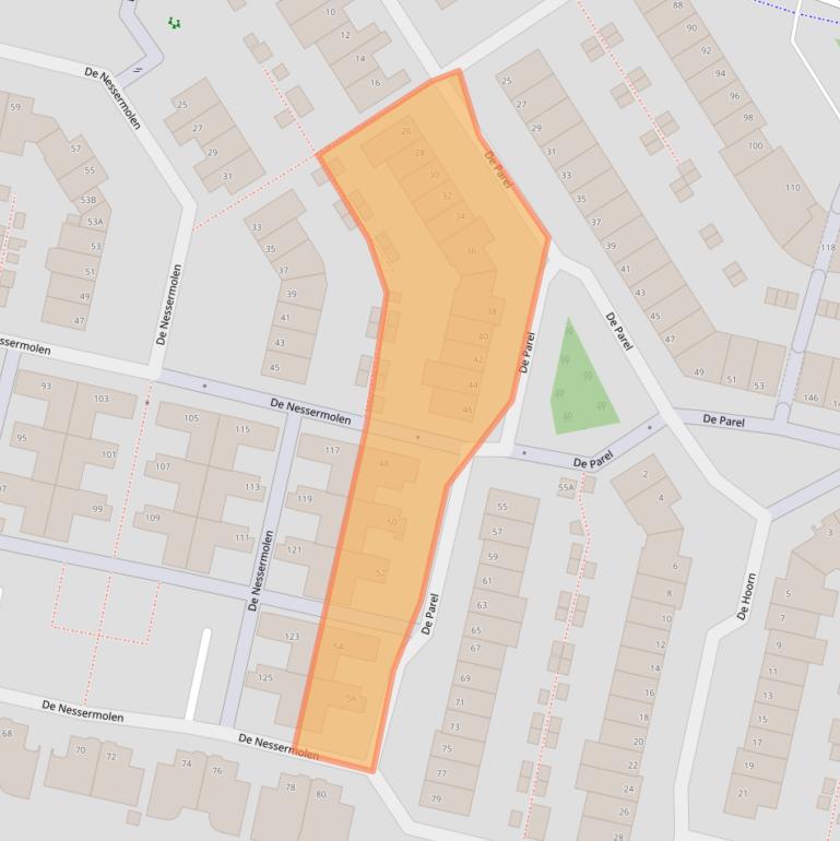 Kaart van postcodegebied 1188HP.