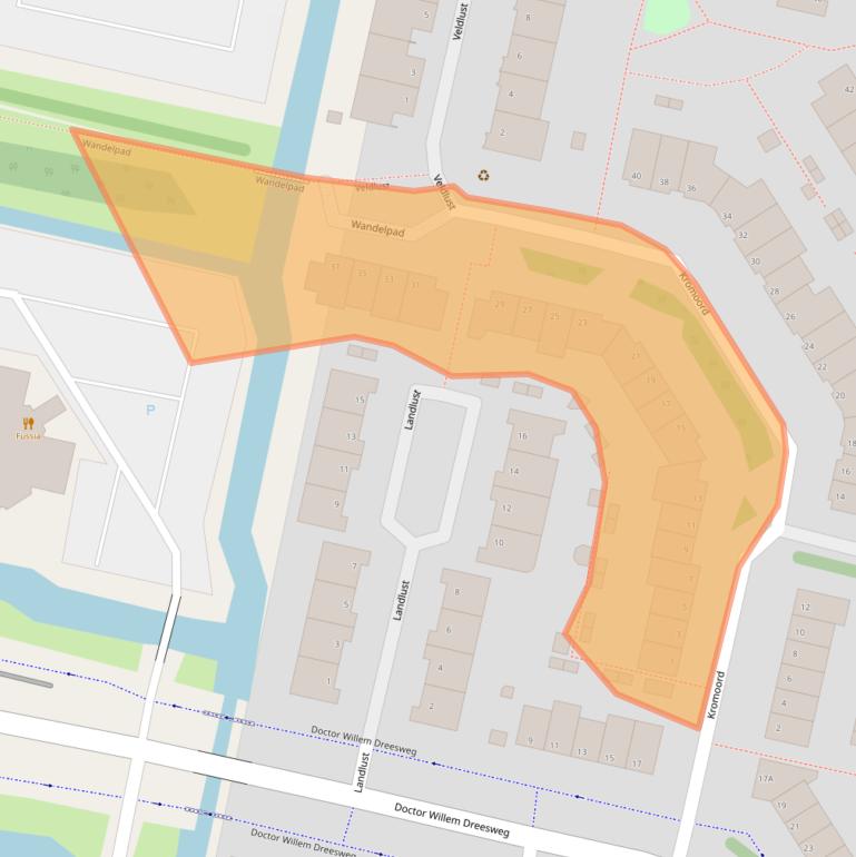 Kaart van postcodegebied 1188JG.