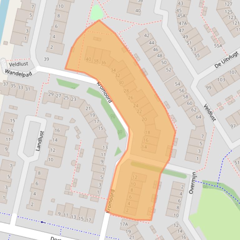 Kaart van postcodegebied 1188JH.