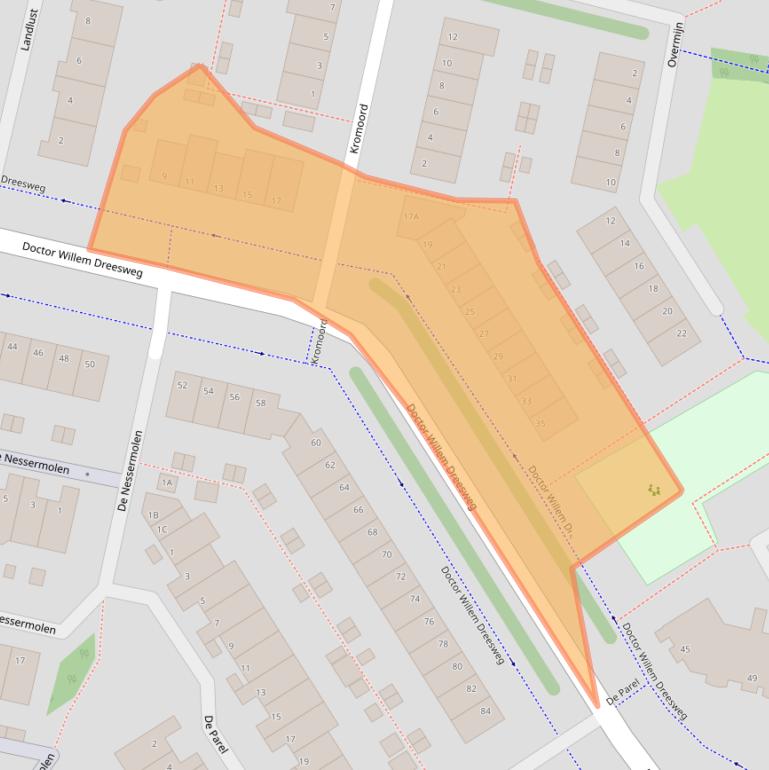 Kaart van postcodegebied 1188KA.