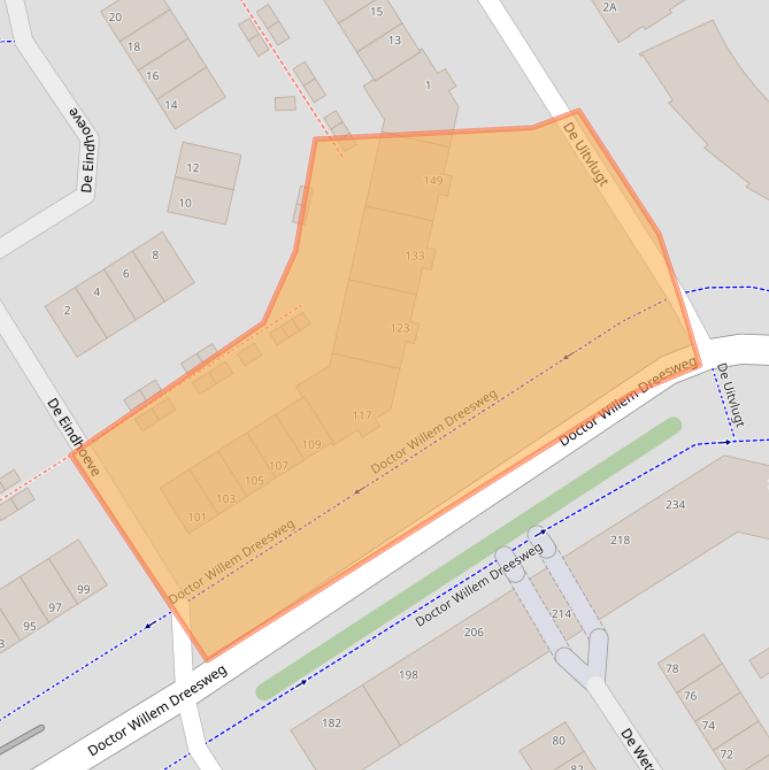 Kaart van postcodegebied 1188KC.