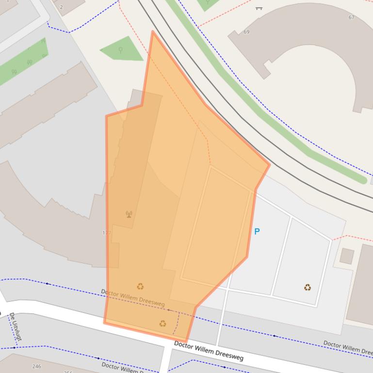 Kaart van postcodegebied 1188KE.