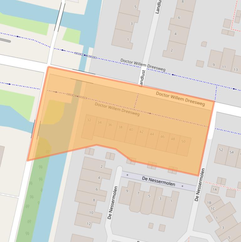 Kaart van postcodegebied 1188KN.