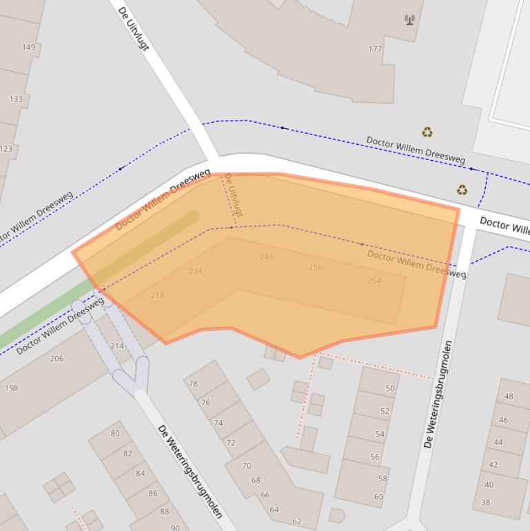 Kaart van postcodegebied 1188KV.