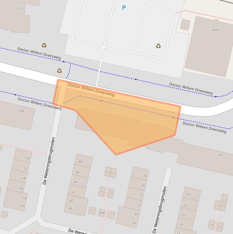 Kaart van postcodegebied 1188KW.