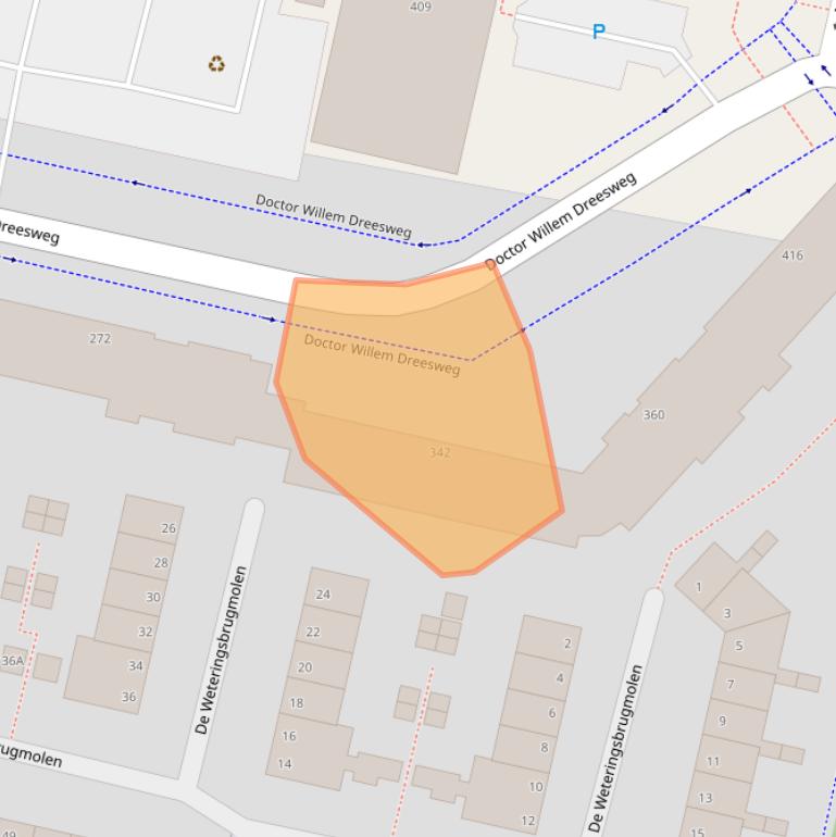 Kaart van postcodegebied 1188KX.