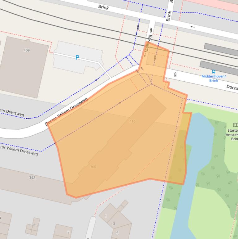 Kaart van postcodegebied 1188KZ.