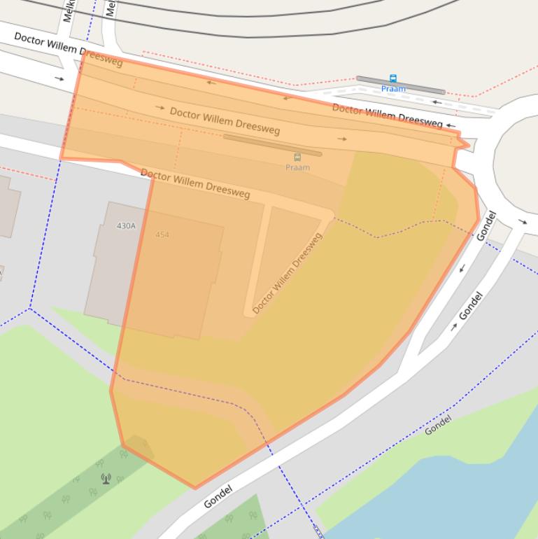 Kaart van postcodegebied 1188LG.