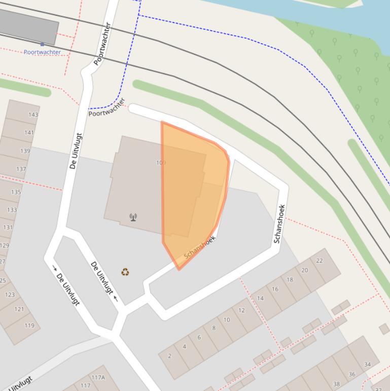 Kaart van postcodegebied 1188LK.
