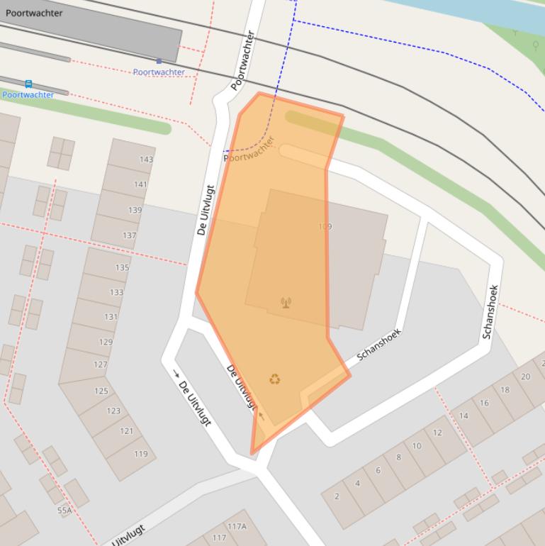 Kaart van postcodegebied 1188LL.