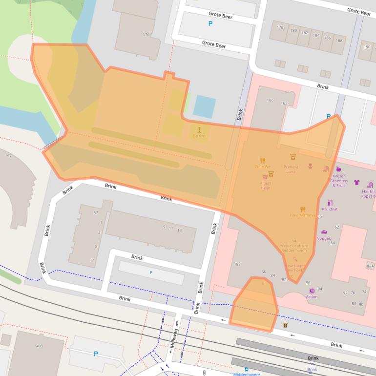Kaart van postcodegebied 1188NC.