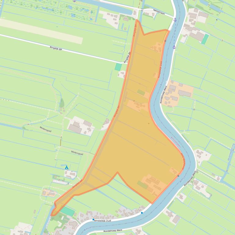 Kaart van postcodegebied 1188VJ.