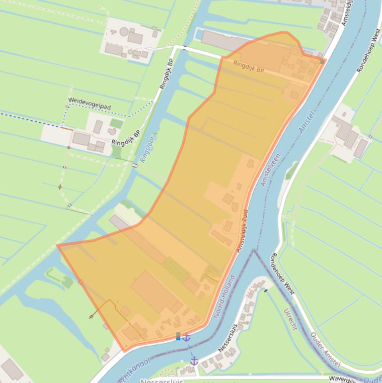 Kaart van postcodegebied 1188VN.