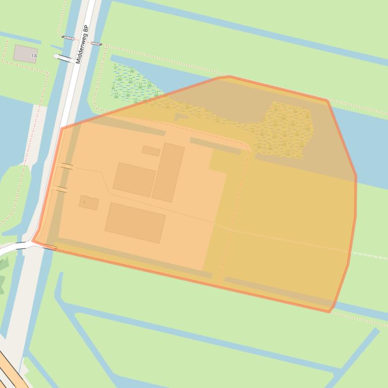 Kaart van postcodegebied 1188WS.