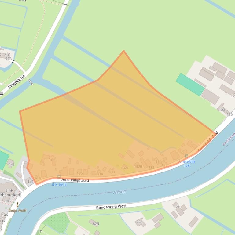 Kaart van postcodegebied 1189VK.