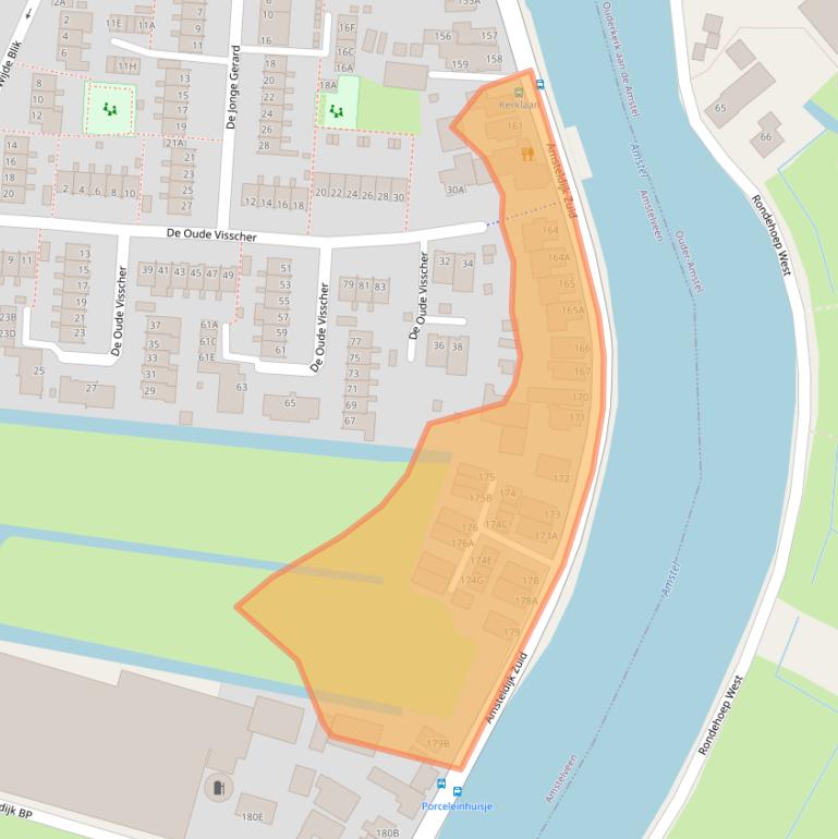Kaart van postcodegebied 1189VM.