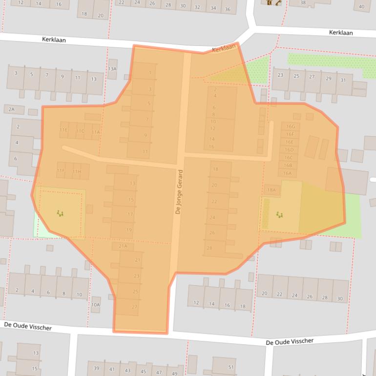 Kaart van postcodegebied 1189WH.
