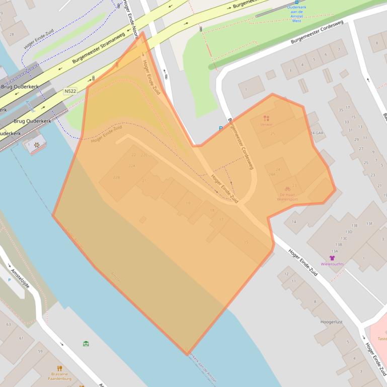 Kaart van postcodegebied 1191AH.