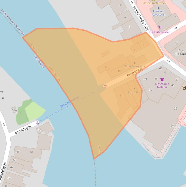 Kaart van postcodegebied 1191AV.