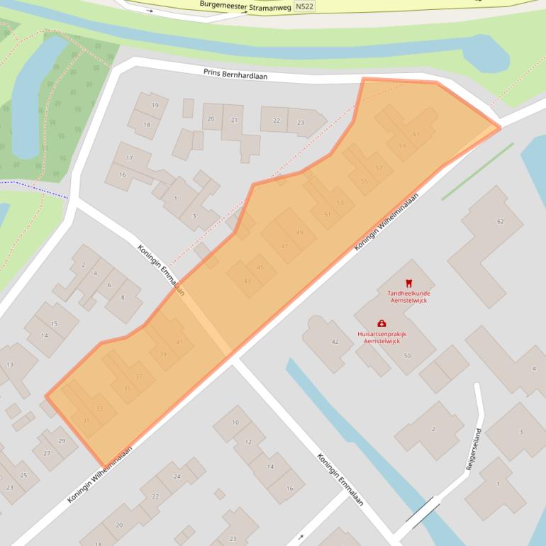 Kaart van postcodegebied 1191BS.