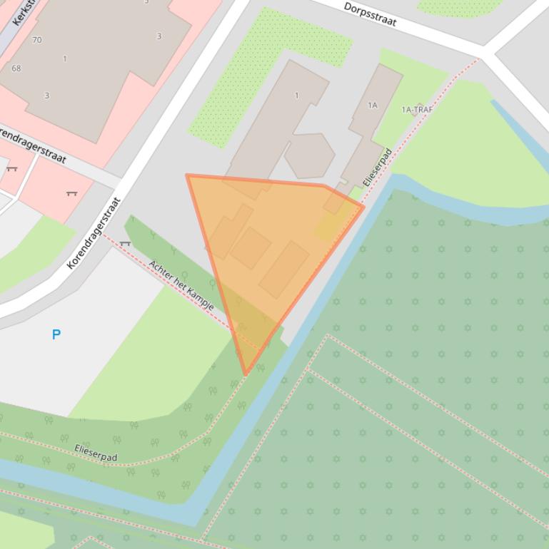 Kaart van postcodegebied 1191BZ.