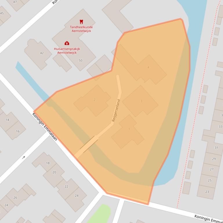 Kaart van postcodegebied 1191CV.