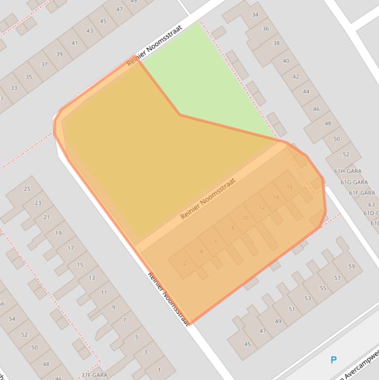 Kaart van postcodegebied 1191EV.