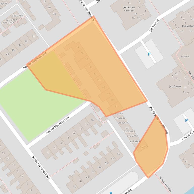 Kaart van postcodegebied 1191GH.