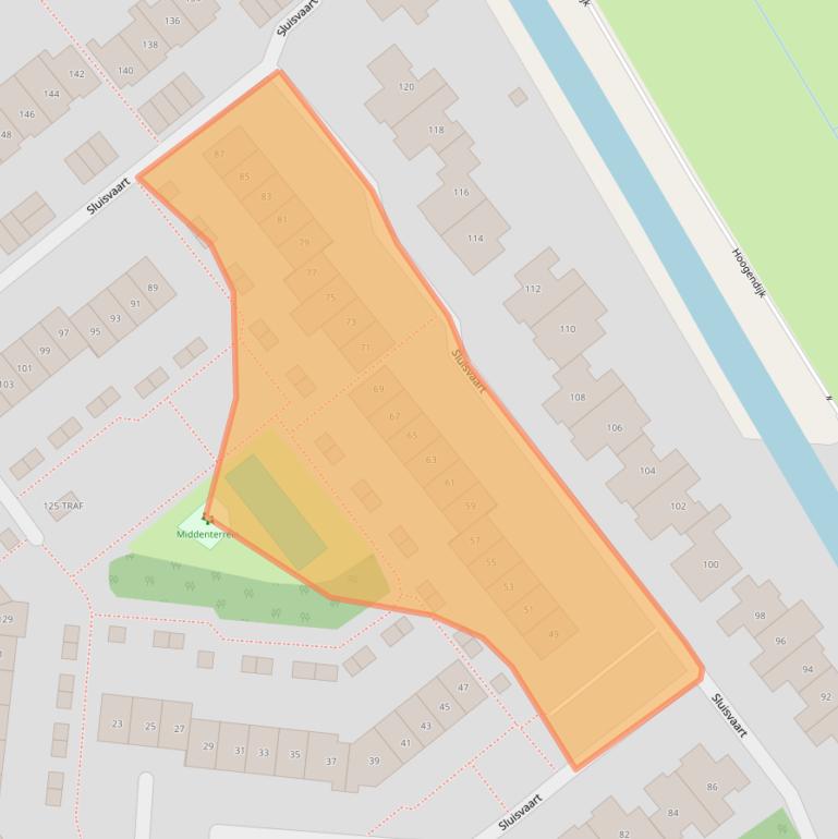 Kaart van postcodegebied 1191HB.