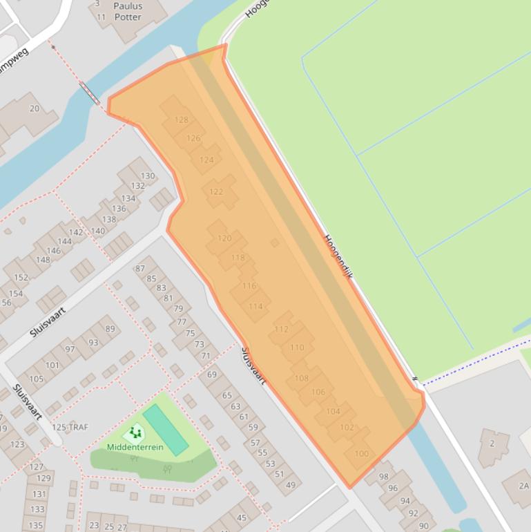 Kaart van postcodegebied 1191HG.