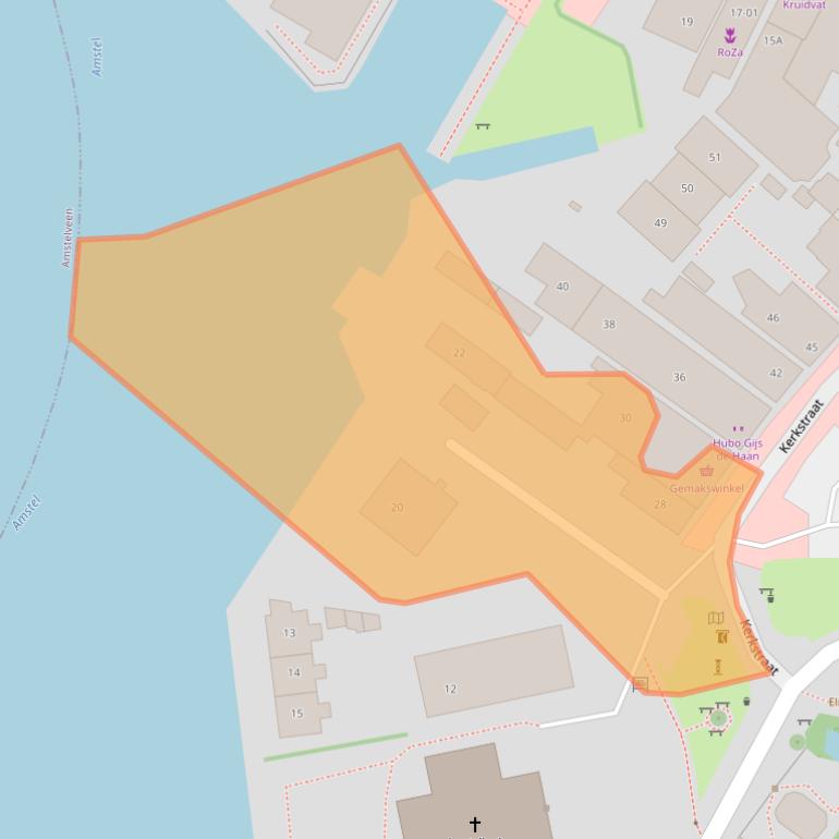 Kaart van postcodegebied 1191JC.