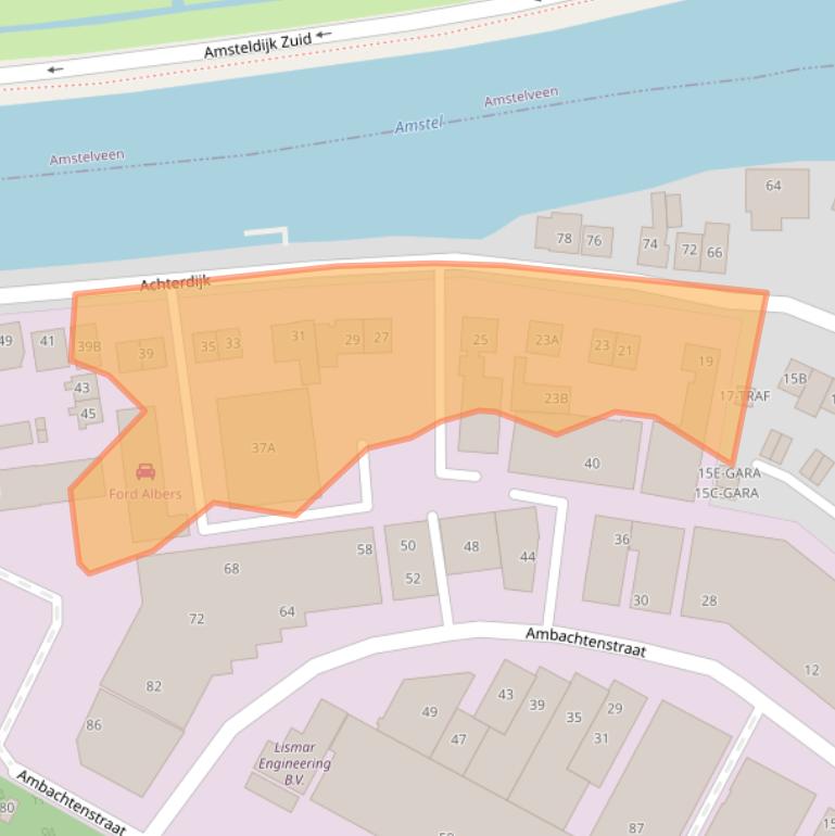 Kaart van postcodegebied 1191JH.