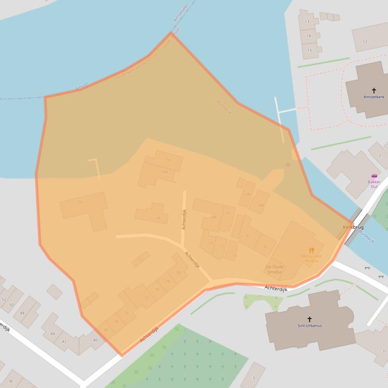 Kaart van postcodegebied 1191JK.