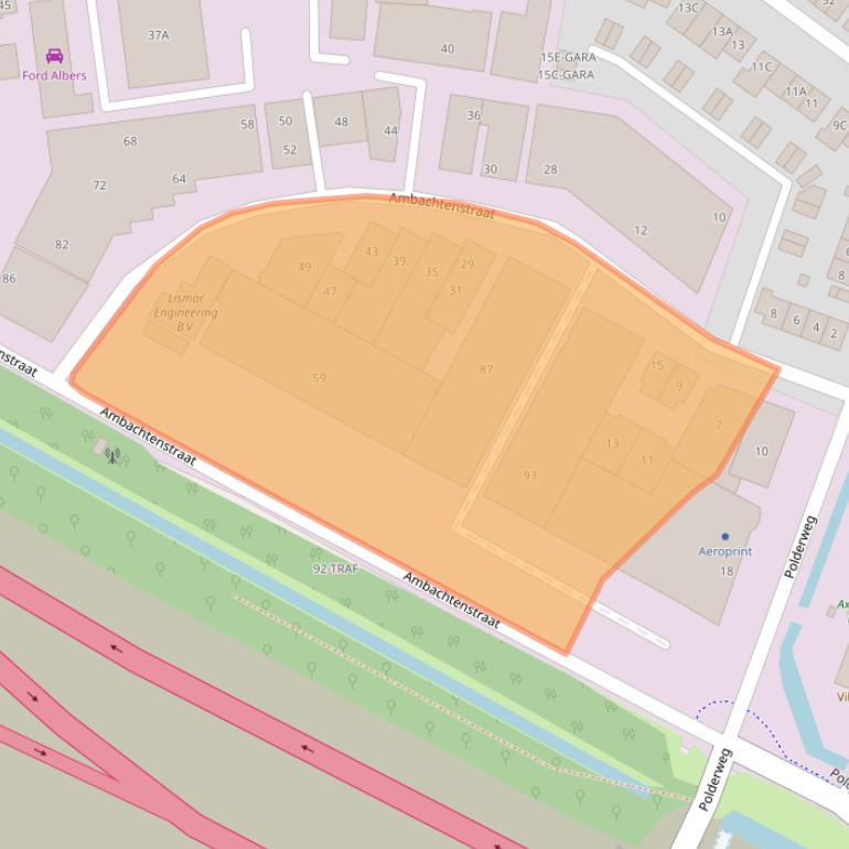 Kaart van postcodegebied 1191JM.