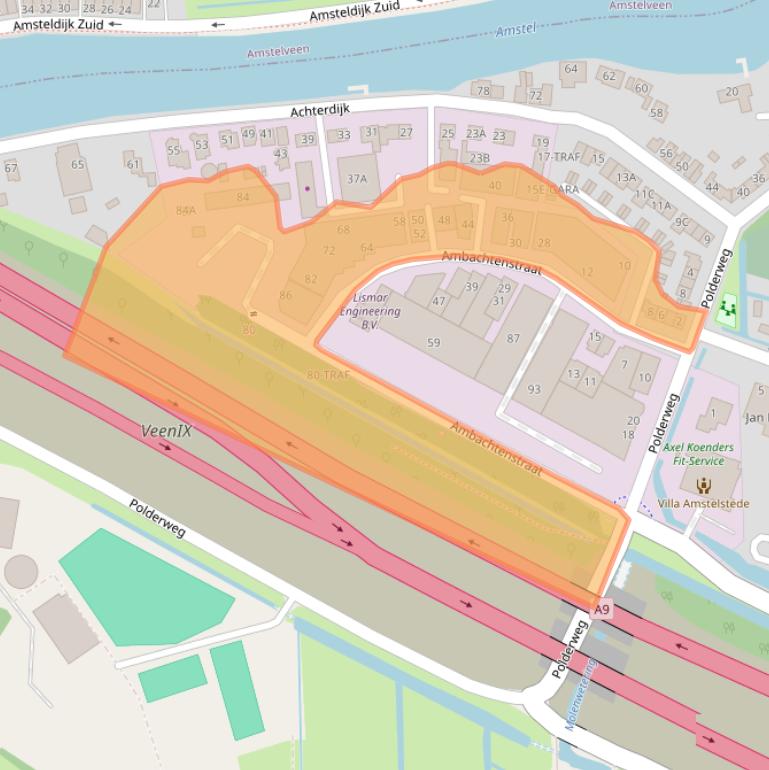 Kaart van postcodegebied 1191JN.