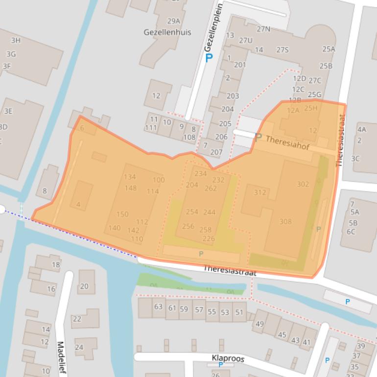 Kaart van postcodegebied 1191JS.