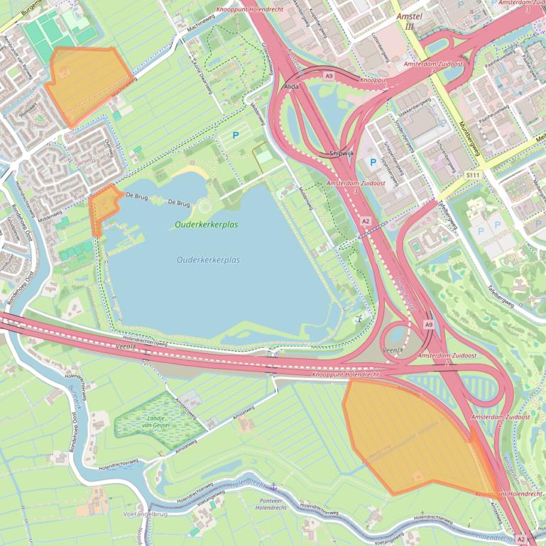 Kaart van postcodegebied 1191LH.