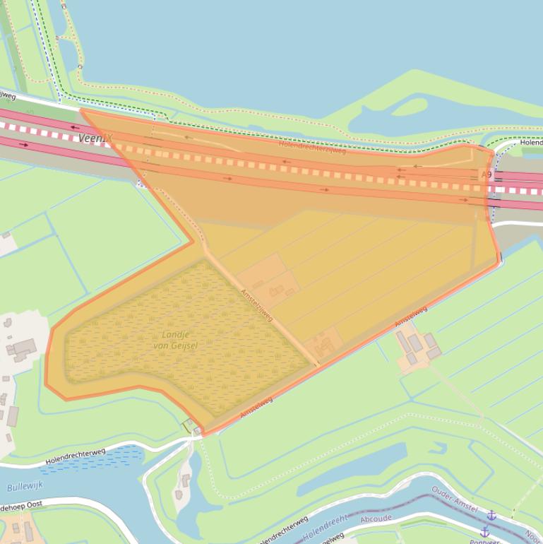 Kaart van postcodegebied 1191LK.