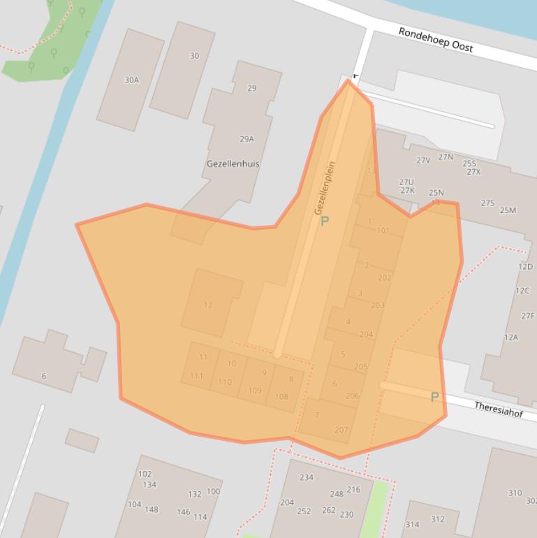 Kaart van postcodegebied 1191LL.