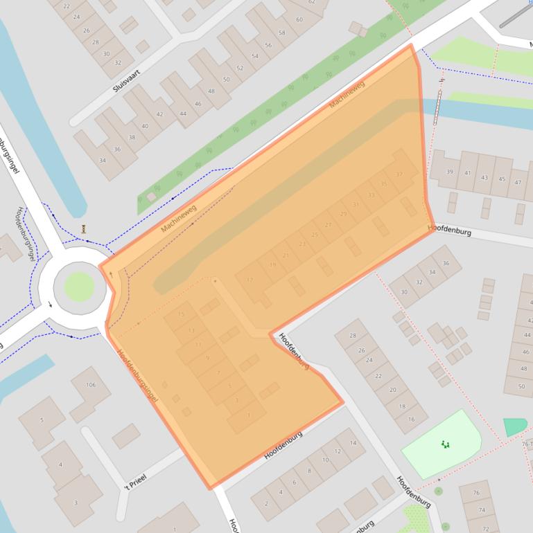 Kaart van postcodegebied 1191NA.