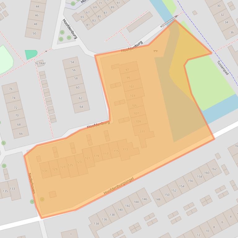 Kaart van postcodegebied 1191ND.