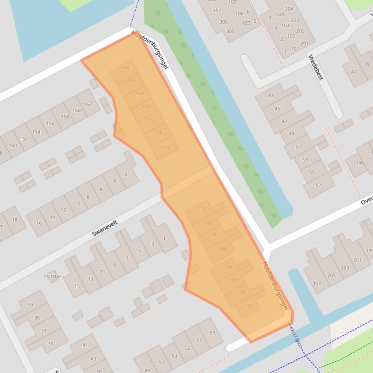 Kaart van postcodegebied 1191NZ.