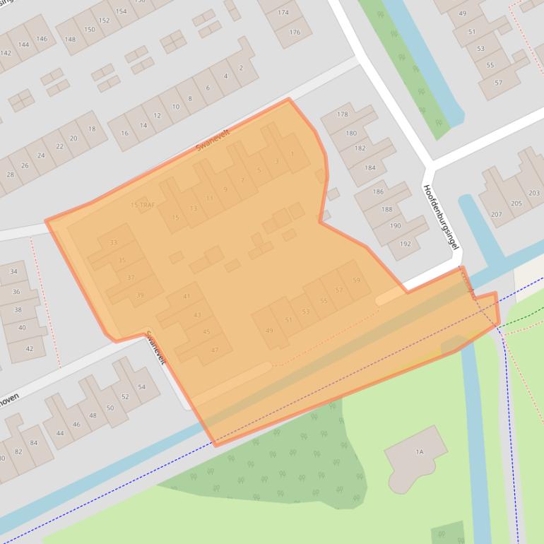 Kaart van postcodegebied 1191PG.