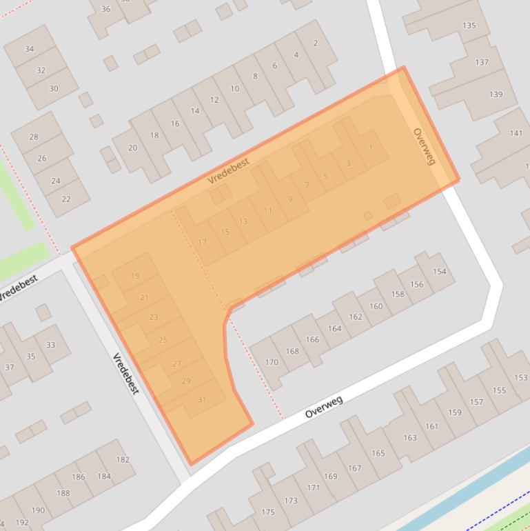 Kaart van postcodegebied 1191PM.