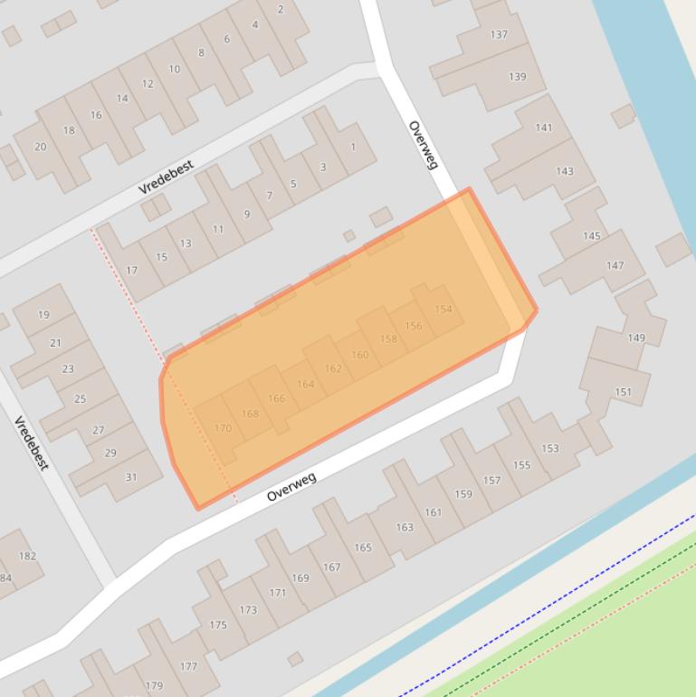 Kaart van postcodegebied 1191RE.